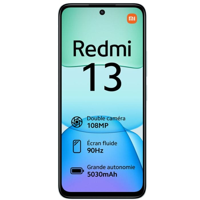 Smartphone Xiaomi Redmi 13 8Go 128Go Bleu